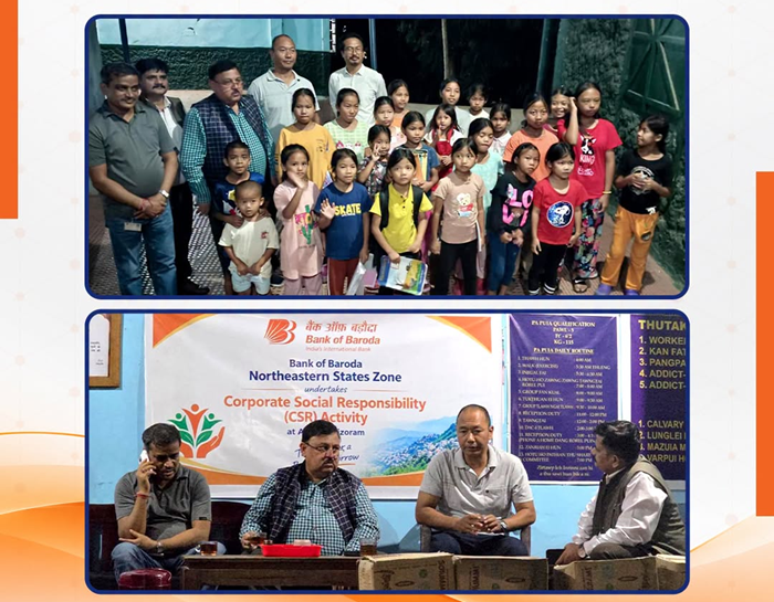 Bank of Baroda extends support to Thutak Nunpuitu Team